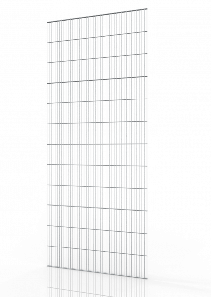 Grille DE PROTECTION de la cloison grillagée pour cave résidentielle ECONFENCE® BASIC LINE ZINC 1000x2400