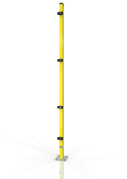 Poteau de lignepour la protection des machines ECONFENCE® BASIC LINE 60x40x2200mm RAL-1021